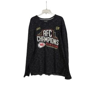 Fanatics Branded Kansas City Chiefs AFC Champions Super Bowl LIV Long Sleeve XL